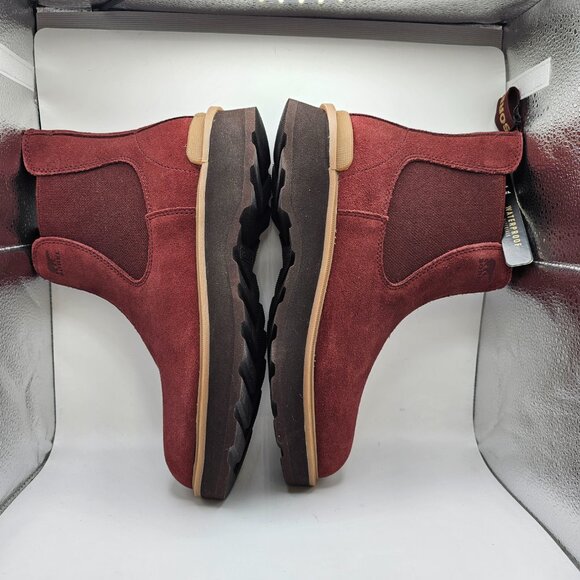 NIB Women's SOREL Hi-Line Chelsea Boots Spice/Blackened Brown Size 11 - Picture 4 of 8